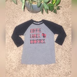 Wisconsin 3/4 Sleeve Shirt Women's Sz Med